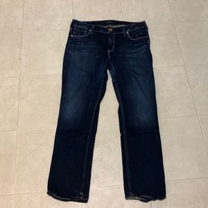 Silver Avery Straight jeans